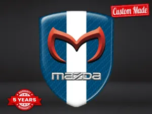 Mazda Logosticker Premium Hochwertig Robust Gedruckt